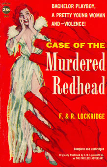 F. et R. Lockridge, Case of the Murdered Redhead