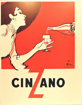 CINZANO 1954